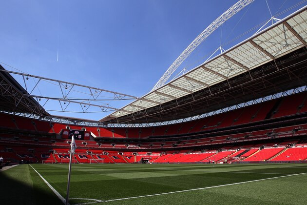LONDON, ENGLAND - MAY 27:  The stadium roof is open for the first time before the npower League two play-off final between Cheltenham Town and Crewe Alexandra at Wembley Stadium on May 27, 2012 in London, England.  (Photo by Phil Cole/Getty Images)