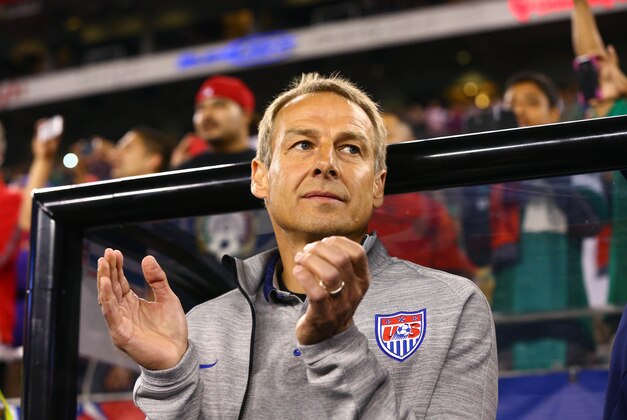 Apr 2, 2014; Glendale, AZ, USA; USA head coach Jurgen Klinsmann prior to the game against Mexico during a friendly match at University of Phoenix Stadium. Mandatory Credit: Mark J. Rebilas-USA TODAY Sports