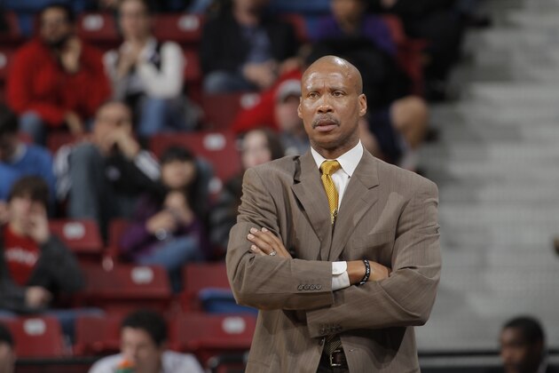SACRAMENTO, CA - JANUARY 14: Head Coach Byron Scott of the Cleveland Cavaliers in a game against the Sacramento Kings on January 14, 2013 at Sleep Train Arena in Sacramento, California. NOTE TO USER: User expressly acknowledges and agrees that, by downloading and or using this photograph, User is consenting to the terms and conditions of the Getty Images Agreement. Mandatory Copyright Notice: Copyright 2013 NBAE (Photo by Rocky Widner/NBAE via Getty Images)