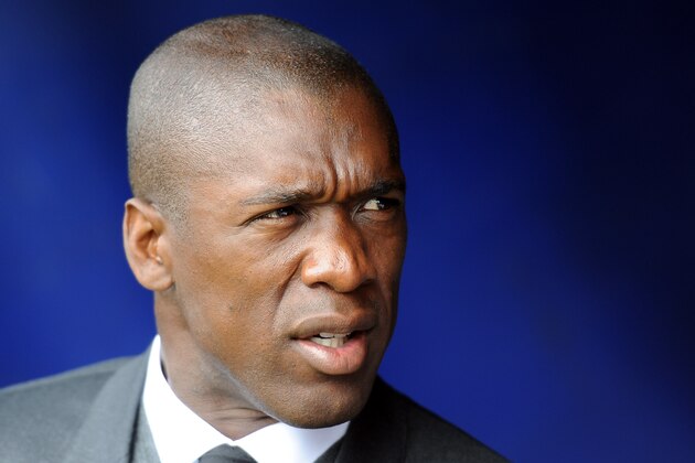 BERGAMO, ITALY - MAY 11:  Head coach AC Milan Clarence Seedorf looks on prior to the Serie A match between Atalanta BC and AC Milan at Stadio Atleti Azzurri d'Italia on May 11, 2014 in Bergamo, Italy.  (Photo by Claudio Villa/Getty Images)