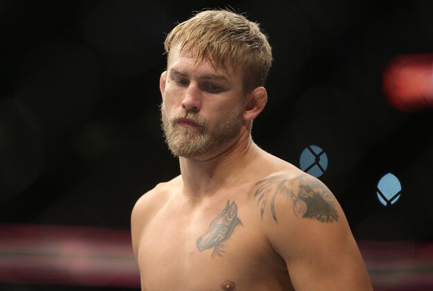 Sep 21, 2013; Toronto, Ontario, CAN; Alexander Gustafsson before the start of his fight against Jon Jones (not pictured) during their Light Heavyweight Championship bout at UFC 165 at the Air Canada Centre. Mandatory Credit: Tom Szczerbowski-USA TODAY Sports
