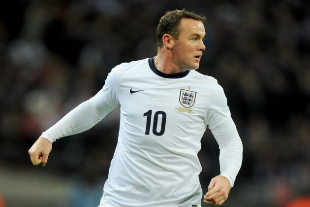 LONDON, ENGLAND - NOVEMBER 19:  Wayne Rooney of England in action during the international friendly match between England and Germany at Wembley Stadium on November 19, 2013 in London, England.  (Photo by Mike Hewitt/Getty Images)