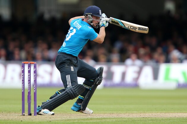 LONDON, ENGLAND - MAY 31:  Jos Buttler of England steers the ball during the 4th Royal London One Day International match between England and Sri Lanka at Lord's Cricket Ground on May 31, 2014 in London, England. (Photo by Jan Kruger/Getty Images)