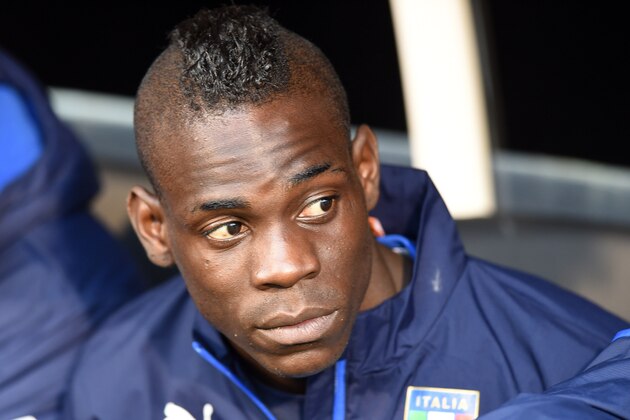 LONDON, ENGLAND - MAY 31:  Mario Balotelli of Italy looks on prior to the International Friendly match between Italy and Ireland at Craven Cottage on May 30, 2014 in London, England.  (Photo by Claudio Villa/Getty Images)