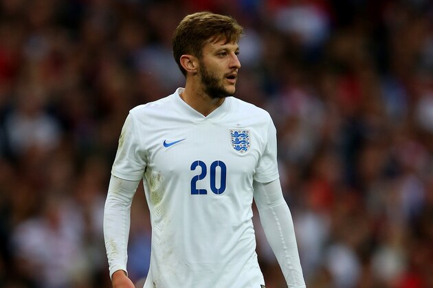 LONDON, ENGLAND - MAY 30:  Adam Lallana of England looks on during the international friendly match between England and Peru at Wembley Stadium on May 30, 2014 in London, England.  (Photo by Clive Rose/Getty Images)