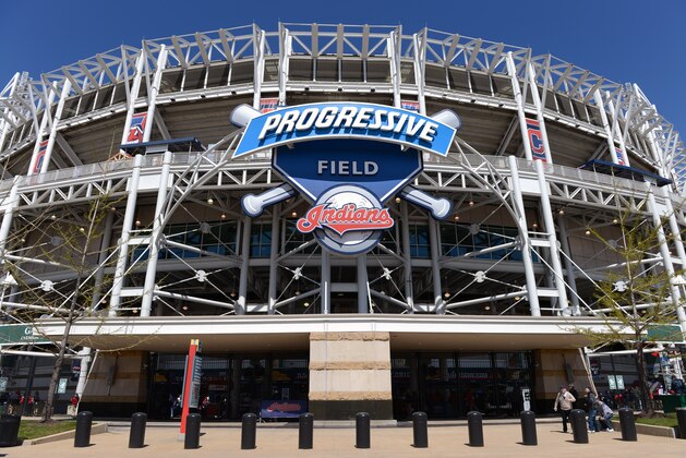 CLEVELAND, OH - APRIL 5:  General view of Progressive Field  prior to the start of the Opening day game between the Cleveland Indians and the Toronto Blue Jays at Progressive Field on April 5, 2012 in Cleveland, Ohio (Photo by Jason Miller/Getty Images)
