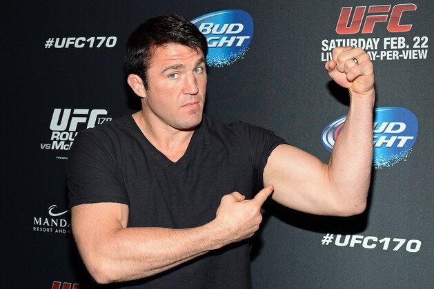 LAS VEGAS, NV - FEBRUARY 22:  Mixed martial artist Chael Sonnen attends the UFC 170 event at the Mandalay Bay Events Center on February 22, 2014 in Las Vegas, Nevada.  (Photo by Ethan Miller/Getty Images)