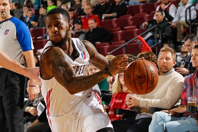 BOISE, ID - JANUARY 3:  Pierre Jackson #11 of the Idaho Stampede drives the ball during an NBA D-League game against the Rio Grande Valley Vipers on January 3, 2014 at CenturyLink Arena in Boise, Idaho. NOTE TO USER: User expressly acknowledges and agrees that, by downloading and/or using this Photograph, user is consenting to the terms and conditions of the Getty Images License Agreement. Mandatory Copyright Notice: Copyright 2014 NBAE (Photo by Otto Kitsinger/NBAE via Getty Images)