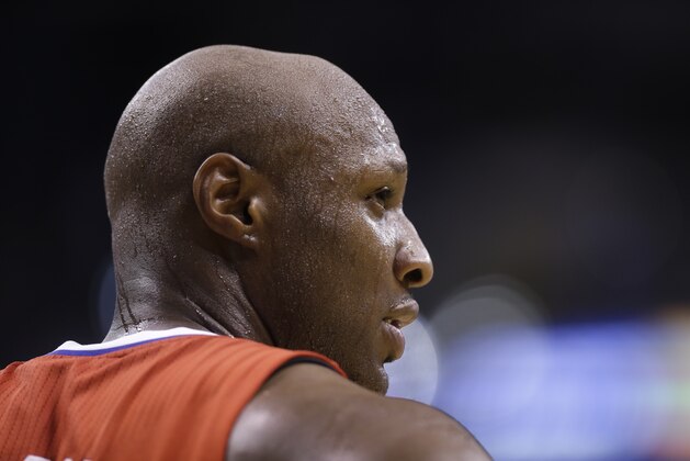 Los Angeles Clippers forward Lamar Odom in the second half of an NBA basketball game against the Indiana Pacers in Indianapolis, Thursday, Feb. 28, 2013. The Clippers defeated the Pacers 99-91.  (AP Photo/Michael Conroy)