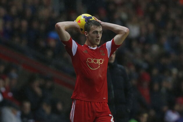Southampton's Calum Chambers plays against Chelsea during their English Premier League soccer match at St Mary's stadium, Southampton, England, Wednesday, Jan. 1, 2014. (AP Photo/Sang Tan)