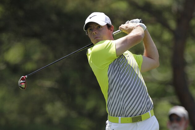 ADVANCE FOR WEEKEND EDITIONS, JUNE 7-8 - FILE - In this June 1, 2014, file photo, Rory McIlroy, of Northern Ireland, tees off during the Memorial golf tournament in Dublin, Ohio. McIlroy is expected to contend at the 114th U.S. Open golf championship next week at Pinehurst No. 2 in Pinehurst, N.C. (AP Photo/Jay LaPrete, File)