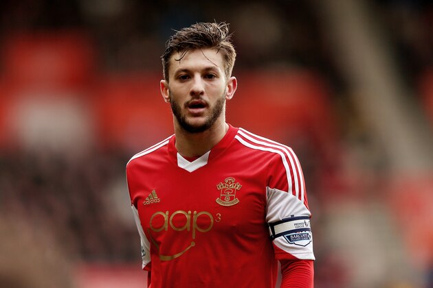 SOUTHAMPTON, ENGLAND - FEBRUARY 08:  Adam Lallana of Southampton during the Barclays Premier League match between Southampton and Stoke City at St Mary's Stadium on February 8, 2014 in Southampton, England.  (Photo by Scott Heavey/Getty Images)