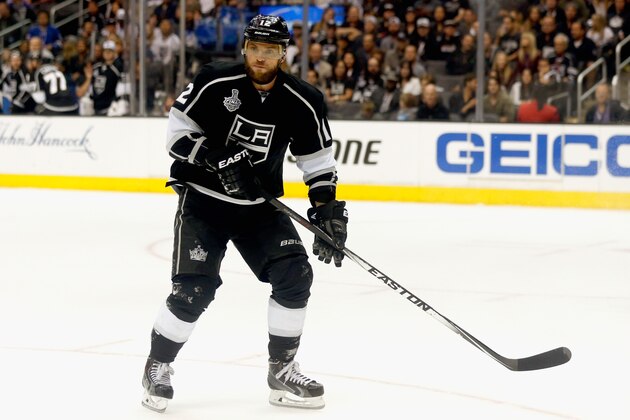 LOS ANGELES, CA - JUNE 07:  Marian Gaborik #12 of the Los Angeles Kings plays against the New York Rangers in the second period of Game Two of the 2014 Stanley Cup Final at Staples Center on June 7, 2014 in Los Angeles, California.  (Photo by Rebecca Taylor/NHLI via Getty Images)