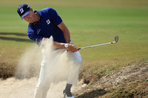 PINEHURST, NC - JUNE 13: Matt Kuchar of the United States hits a shot from a bunker on the third hole during the second round of the 114th U.S. Open at Pinehurst Resort & Country Club, Course No. 2 on June 13, 2014 in Pinehurst, North Carolina. (Photo by David Cannon/Getty Images) PINEHURST, NC - JUNE 13: Matt Kuchar of the United States hits a shot from a bunker on the third hole during the second round of the 114th U.S. Open at Pinehurst Resort & Country Club, Course No. 2 on June 13, 2014 in Pinehurst, North Carolina. (Photo by David Cannon/Getty Images)