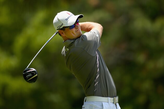 PINEHURST, NC - JUNE 13:  Zach Johnson of the United States hits his tee shot on the second hole during the second round of the 114th U.S. Open at Pinehurst Resort & Country Club, Course No. 2 on June 13, 2014 in Pinehurst, North Carolina.  (Photo by Streeter Lecka/Getty Images)