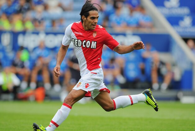 LEICESTER, ENGLAND - JULY 27:  Radamel Falcao of Monaco in action during the the pre season friendly match between Leicester City and Monaco at The King Power Stadium on July 27, 2013 in Leicester, England.  (Photo by Michael Regan/Getty Images)