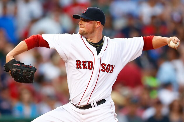 BOSTON, MA - JUNE 17: Jon Lester #31 of the Boston Red Sox pitches against the Minnesota Twins during the game at Fenway Park on June 17, 2014 in Boston, Massachusetts. (Photo by Jared Wickerham/Getty Images) BOSTON, MA - JUNE 17: Jon Lester #31 of the Boston Red Sox pitches against the Minnesota Twins during the game at Fenway Park on June 17, 2014 in Boston, Massachusetts. (Photo by Jared Wickerham/Getty Images)