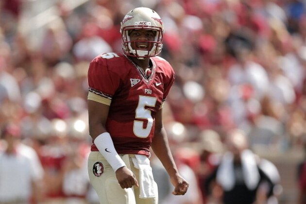 TALLAHASSEE, FL - APRIL 12:  Jameis Winston