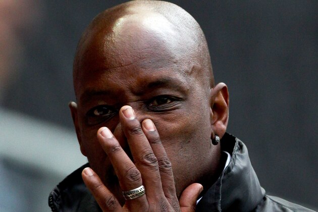 MILTON KEYNES, ENGLAND - AUGUST 7: MK Dons coach Ian Wright looks on prior to a Pre-Season Friendly Match between MK Dons and Fulham at Stadium MK on August 7, 2012 in Milton Keynes, England. (Photo by Ben Hoskins/Getty Images)