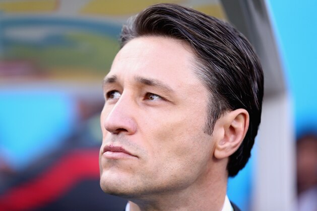 SAO PAULO, BRAZIL - JUNE 12: Head coach Niko Kovac of Croatia looks on from the sideline during the 2014 FIFA World Cup Brazil Group A match between Brazil and Croatia at Arena de Sao Paulo on June 12, 2014 in Sao Paulo, Brazil.  (Photo by Warren Little/Getty Images)