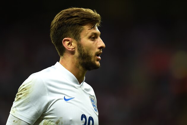 LONDON, ENGLAND - MAY 30:  Adam Lallana of England looks on during the international friendly match between England and Peru at Wembley Stadium on May 30, 2014 in London, England.  (Photo by Shaun Botterill/Getty Images)