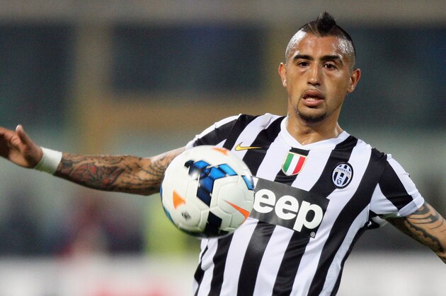 CATANIA, ITALY - MARCH 23:  Arturo Vidal of Juventus during the Serie A match between Calcio Catania and Juventus at Stadio Angelo Massimino on March 23, 2014 in Catania, Italy.  (Photo by Maurizio Lagana/Getty Images)