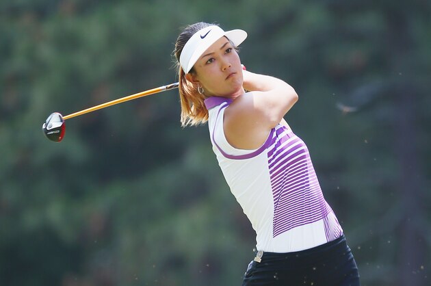PINEHURST, NC - JUNE 21:  Michelle Wie of the United States hits her tee shot on the second hole during the third round of the 69th U.S. Women's Open at Pinehurst Resort & Country Club, Course No. 2 on June 21, 2014 in Pinehurst, North Carolina.  (Photo by Streeter Lecka/Getty Images)