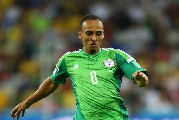 CURITIBA, BRAZIL - JUNE 16:  Peter Odemwingie of Nigeria controls the ball during the 2014 FIFA World Cup Brazil Group F match between Iran and Nigeria at Arena da Baixada on June 16, 2014 in Curitiba, Brazil.  (Photo by Jamie Squire/Getty Images)