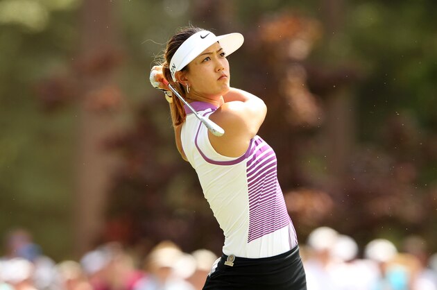 PINEHURST, NC - JUNE 21:  Michelle Wie of the United States hits a tee shot on the nineth hole during the third round of the 69th U.S. Women's Open at Pinehurst Resort & Country Club, Course No. 2 on June 21, 2014 in Pinehurst, North Carolina.  (Photo by Tyler Lecka/Getty Images)