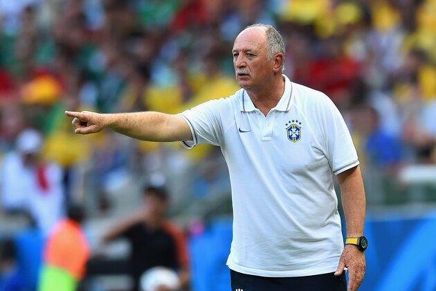 FORTALEZA, BRAZIL - JUNE 17:  Head coach Luiz Felipe Scolari of Brazil gestures during the 2014 FIFA World Cup Brazil Group A match between Brazil and Mexico at Castelao on June 17, 2014 in Fortaleza, Brazil.  (Photo by Buda Mendes/Getty Images)
