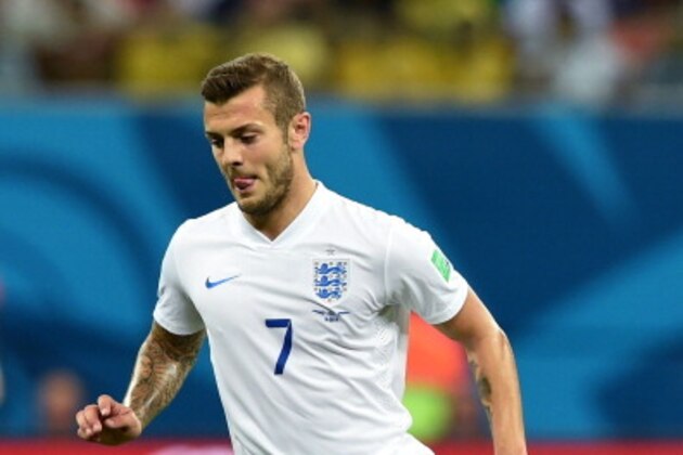 MANAUS, BRAZIL - JUNE 14:  Jack Wilshere of England in action during the 2014 FIFA World Cup Brazil Group D match between England and Italy at Arena Amazonia on June 14, 2014 in Manaus, Brazil.  (Photo by Claudio Villa/Getty Images)