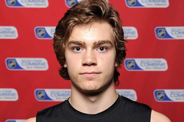 TORONTO, CANADA - MAY 29: Brayden Point poses for a head shot prior to testing at the NHL Combine May 29, 2014 at the Westin Bristol in Toronto, Ontario, Canada. (Photo by Graig Abel/NHLI via Getty Images)