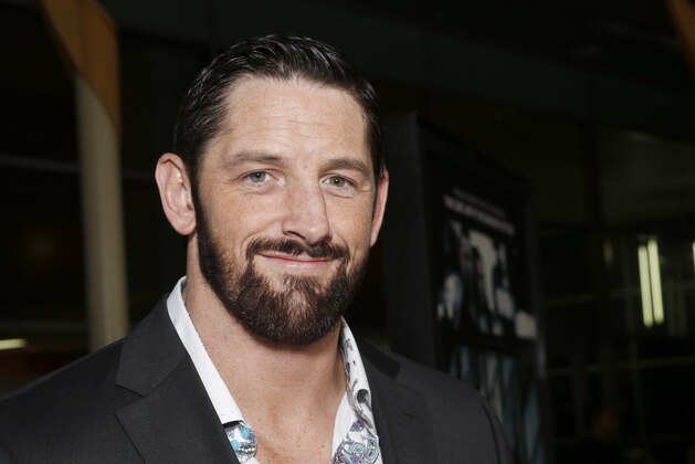 Wade Barrett arrives at the world premiere of