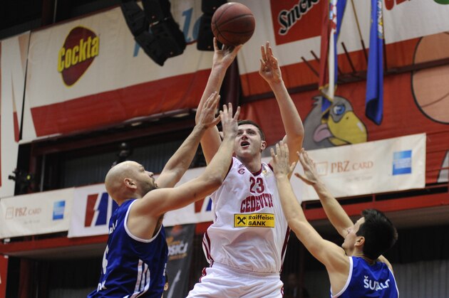 In this photo provided by basketball club Cedevita, Jusuf Nurkic, center, shoots during a basketball game in Zagreb, Croatia. Nurkic is a possible pick in the 2014 NBA Draft, Thursday, June 26, 2014 in New York. (AP Photo/Cedevita) In this photo provided by basketball club Cedevita, Jusuf Nurkic, center, shoots during a basketball game in Zagreb, Croatia. Nurkic is a possible pick in the 2014 NBA Draft, Thursday, June 26, 2014 in New York. (AP Photo/Cedevita)