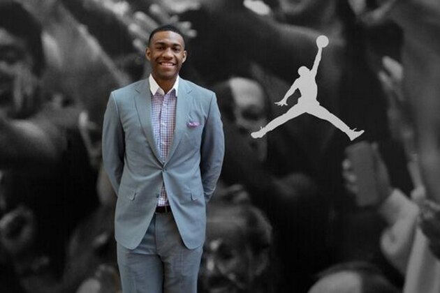 NEW YORK - JUNE 25: NBA Draft Prospect Jabari Parker,  poses for portraits during media availability as part of the 2014 NBA Draft on June 25, 2014 at the Westin Times Square in New York City. NOTE TO USER: User expressly acknowledges and agrees that, by downloading and/or using this photograph, user is consenting to the terms and conditions of the Getty Images License Agreement.  Mandatory Copyright Notice: Copyright 2013 NBAE (Photo by Nathaniel S. Butler/NBAE via Getty Images)