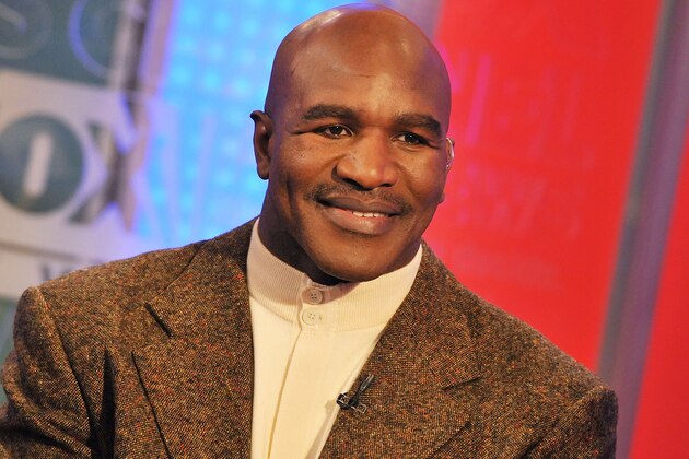 NEW YORK, NY - JANUARY 17:  Former boxing World undisputed champion Evander Holyfield visits 'Fox & Friends' at FOX Studios on January 17, 2011 in New York City.  (Photo by Slaven Vlasic/Getty Images)