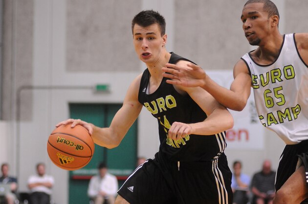 TREVISO, ITALY - JUNE 07:  Nemanja Dangubic in action during adidas Eurocamp day one at La Ghirada sports center on June 7, 2014 in Treviso, Italy.  (Photo by Roberto Serra/Iguana Press/Getty Images)