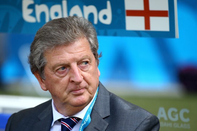 BELO HORIZONTE, BRAZIL - JUNE 24: England manager Roy Hodgson looks on during the 2014 FIFA World Cup Brazil Group D match between Costa Rica and England at Estadio Mineirao on June 24, 2014 in Belo Horizonte, Brazil.  (Photo by Richard Heathcote/Getty Images)