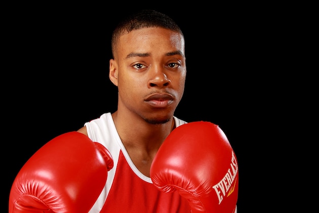 DALLAS, TX - MAY 15:  Boxer, Errol Spence, poses for a portrait during the 2012 Team USA Media Summit on May 15, 2012 in Dallas, Texas.  (Photo by Ronald Martinez/Getty Images)
