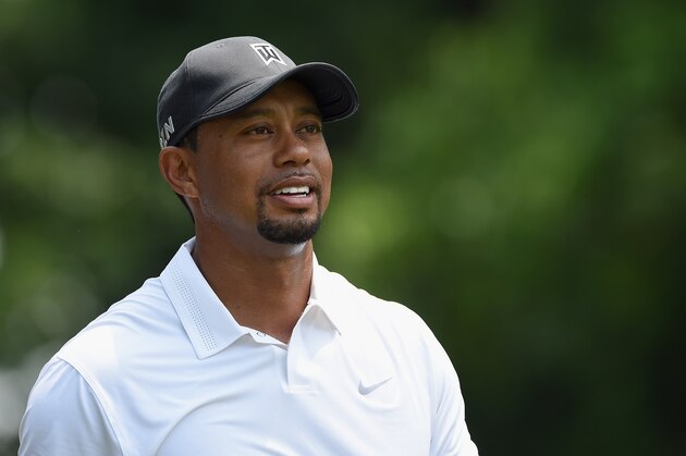 BETHESDA, MD - JUNE 27:  Tiger Woods of the United States walks the fairway on the fourth hole during the second round of the Quicken Loans National at Congressional Country Club on June 27, 2014 in Bethesda, Maryland.  (Photo by Patrick Smith/Getty Images)