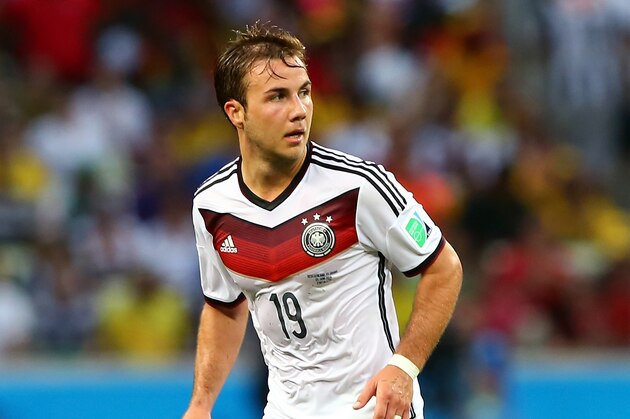 FORTALEZA, BRAZIL - JUNE 21:  Mario Goetze of Germany controls the ball during the 2014 FIFA World Cup Brazil Group G match between Germany and Ghana at Castelao on June 21, 2014 in Fortaleza, Brazil.  (Photo by Martin Rose/Getty Images)