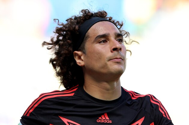 FORTALEZA, BRAZIL - JUNE 29:  Goalkeeper Guillermo Ochoa of Mexico looks on during the 2014 FIFA World Cup Brazil Round of 16 match between Netherlands and Mexico at Castelao on June 29, 2014 in Fortaleza, Brazil.  (Photo by Dean Mouhtaropoulos/Getty Images)