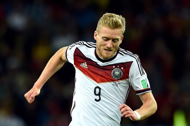 PORTO ALEGRE, BRAZIL - JUNE 30:  Andre Schuerrle of Germany controls the ball during the 2014 FIFA World Cup Brazil Round of 16 match between Germany and Algeria at Estadio Beira-Rio on June 30, 2014 in Porto Alegre, Brazil.  (Photo by Matthias Hangst/Getty Images)