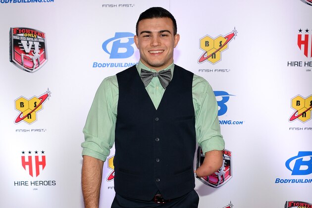 LAS VEGAS, NV - FEBRUARY 07:  Mixed martial artist Nick Newell arrives at the sixth annual Fighters Only World Mixed Martial Arts Awards at The Palazzo Las Vegas on February 7, 2014 in Las Vegas, Nevada.  (Photo by Ethan Miller/Getty Images)