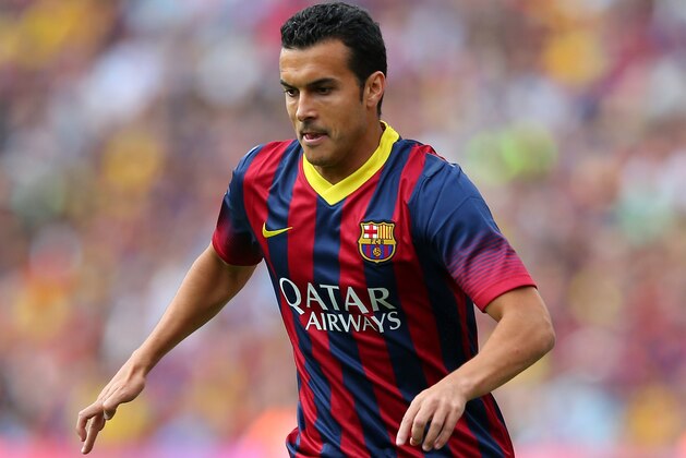 BARCELONA, SPAIN - MAY 17:  Pedro Rodriguez of FC Barcelona during the La Liga match between FC Barcelona and Club Atletico de Madrid at Camp Nou on May 17, 2014 in Barcelona, Spain.  (Photo by Alex Livesey/Getty Images)