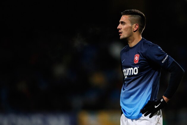 WAALWIJK, NETHERLANDS - DECEMBER 20:  Dusan Tadic of Twente in action during the Eredivisie match between RKC Waalwijk and FC Twente at the Mandemakers Stadion on December 20, 2013 in Waalwijk, Netherlands.  (Photo by Dean Mouhtaropoulos/Getty Images)