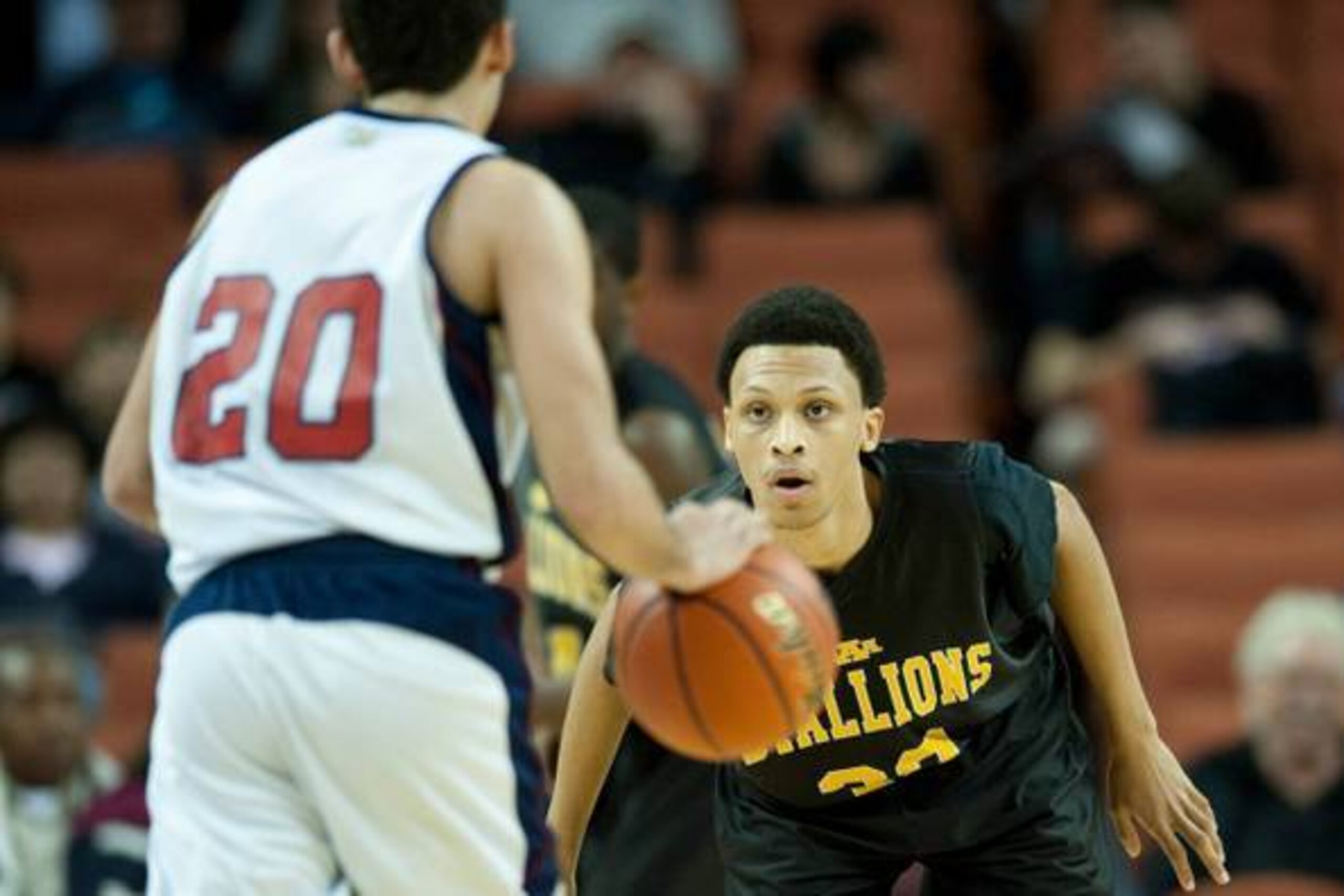 Dallas-area basketball standout Shavarick James has lofty hopes of earning a roster spot for nearby Midwestern State this fall.