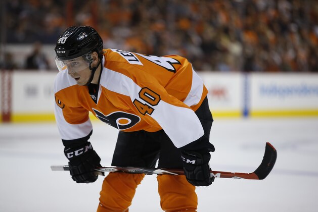 Philadelphia Flyers' Vincent Lecavalier in action during an NHL hockey game against the Columbus Blue Jackets, Thursday, April 3, 2014, in Philadelphia. (AP Photo/Matt Slocum) Philadelphia Flyers' Vincent Lecavalier in action during an NHL hockey game against the Columbus Blue Jackets, Thursday, April 3, 2014, in Philadelphia. (AP Photo/Matt Slocum)