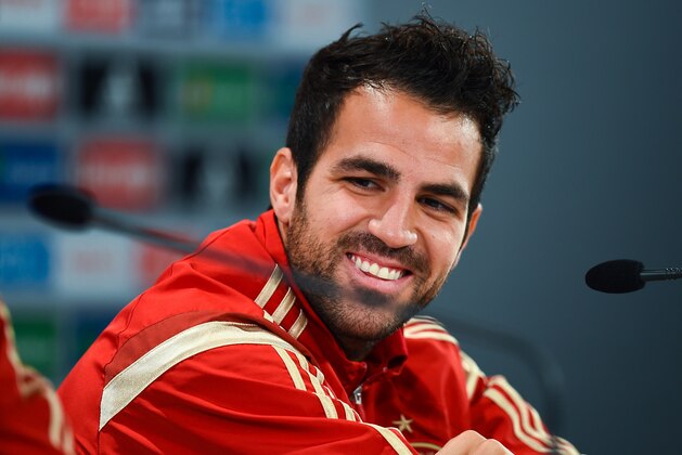 CURITIBA, BRAZIL - JUNE 15: Cesc Fabregas of Spain faces the media during a Spain press conference at Centro de Entrenamiento do Caju on June 15, 2014 in Curitiba, Brazil. (Photo by David Ramos/Getty Images) CURITIBA, BRAZIL - JUNE 15: Cesc Fabregas of Spain faces the media during a Spain press conference at Centro de Entrenamiento do Caju on June 15, 2014 in Curitiba, Brazil. (Photo by David Ramos/Getty Images)