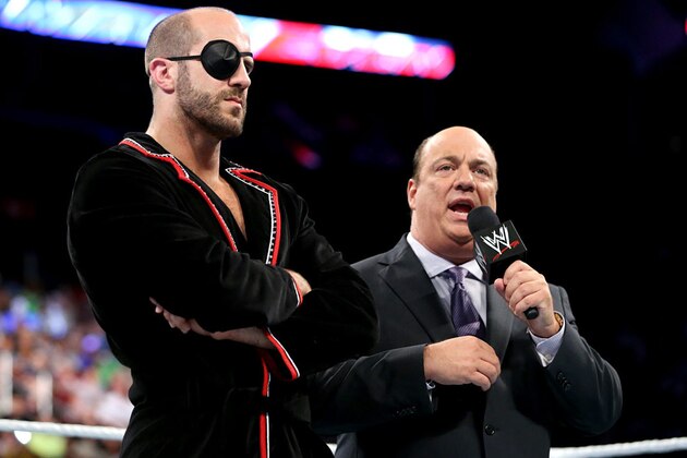 Antonio Cesaro celebrates after winning the Andre the Giant Memorial Battle Royal during Wrestlemania XXX at the Mercedes-Benz Super Dome in New Orleans on Sunday, April 6, 2014. (Jonathan Bachman/AP Images for WWE)